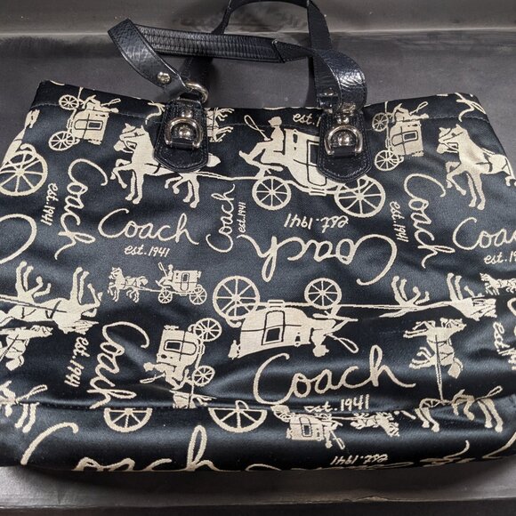 Coach Horse and Carriage Tote - Picture 2 of 9